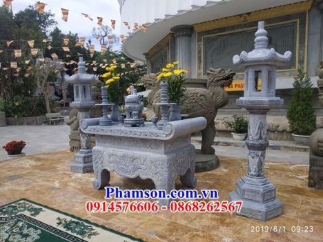 64 Bàn lễ đá đẹp đắk nông - bàn thờ đá ngoài trời