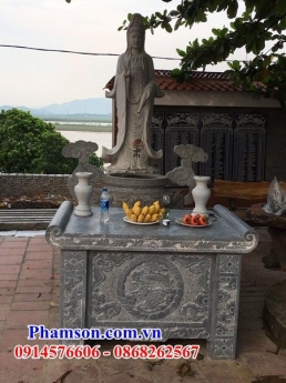 64 Bàn lễ đá đẹp đắk nông - bàn thờ đá ngoài trời