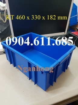 Khay nhựa B3, thùng nhựa đặc B3 sản xuất từ nhựa nguyên sinh chất lượng cao