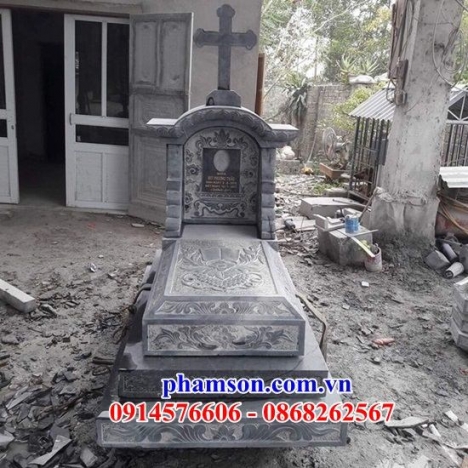 59 Lăng mộ thiên chúa giáo đồng tháp - mộ đá đẹp