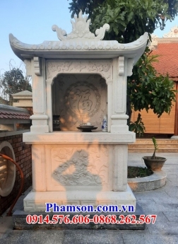 630 bàn thờ ông thiên đẹp tiền giang - cây hương đá