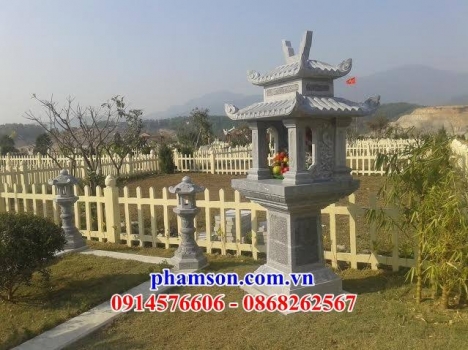 95 Miếu đá thờ ông thiên vĩnh long - cây hương đá nguyên khối