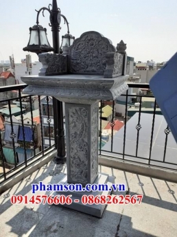 630 bàn thờ ông thiên đẹp tiền giang - cây hương đá