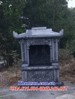630 bàn thờ ông thiên đẹp tiền giang - cây hương đá