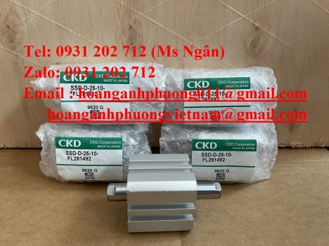 SSD-D-25-10-FL281492 | Xy lanh nhỏ gọn | CKD | chính hãng