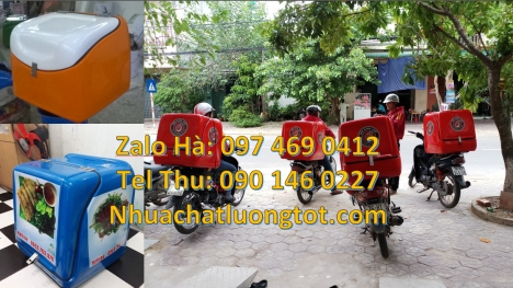 Thùng giao đồ ăn nhanh, Thùng giao cơm, Thùng ship hàng nhanh, Giá thùng nhựa giao hàng, Thùng giữ n
