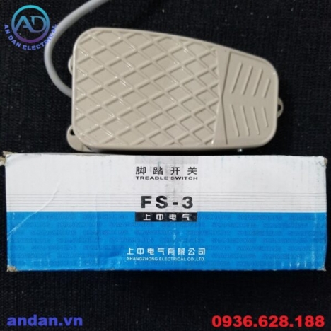 Công Tắc Bàn Đạp Chân FS-2 FS-3 10A 250VAC (Foot Switch)