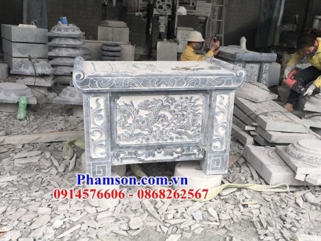 15 bàn đá thờ ngoài trời đẹp - bàn lễ đá ninh thuận