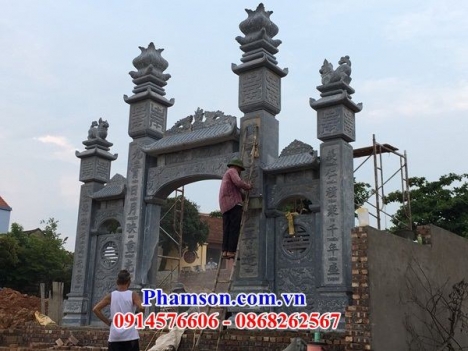 48 Cổng đá đẹp long an - cổng đá nguyên khối