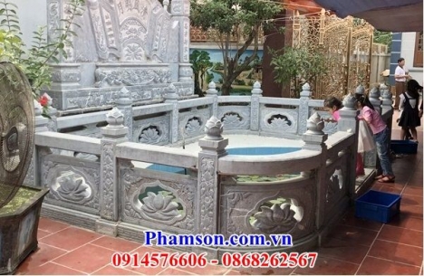 124 Lan can đá đẹp thái nguyên - tường bao rào bằng đá