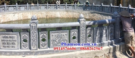 43 Lan can đá hà giang đẹp - mẫu hàng rào bằng đá nguyên khối