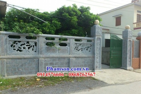 15 Tường bao đá đẹp lào cai - lan can bằng đá tự nhiên