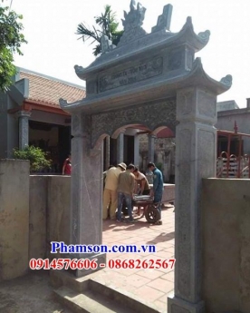 80 Cổng đá đẹp sóc trăng - cổng nhà thờ họ bằng đá