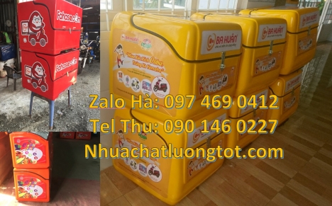 Thùng giao đồ ăn nhanh, Thùng giao cơm, Thùng ship hàng nhanh, Giá thùng nhựa giao hàng, Thùng giữ n