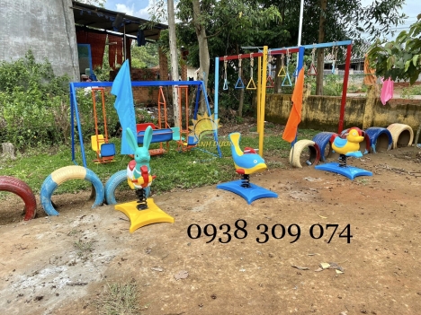 Thú nhún lò xo việt nam nhựa composite giá rẻ