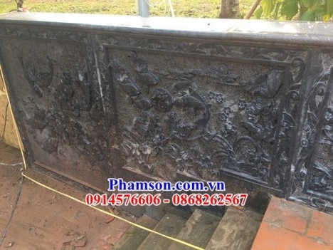 43 Lan can đá hà giang đẹp - mẫu hàng rào bằng đá nguyên khối