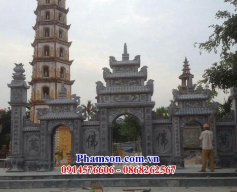 48 Cổng đá đẹp long an - cổng đá nguyên khối