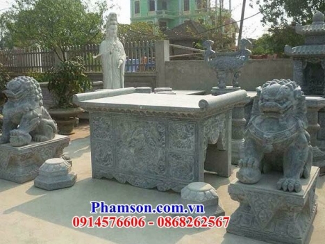 018 Bàn lễ đá đẹp đắk lắk - bàn lễ ngoài trời bằng đá