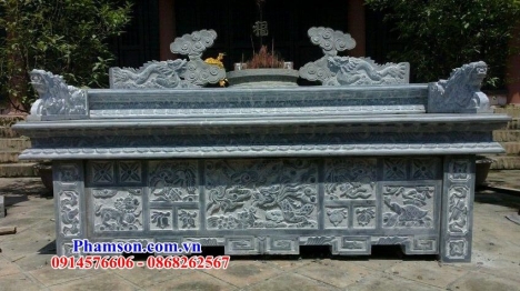 018 Bàn lễ đá đẹp đắk lắk - bàn lễ ngoài trời bằng đá