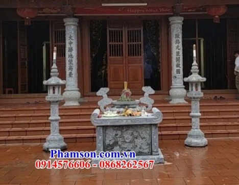 018 Bàn lễ đá đẹp đắk lắk - bàn lễ ngoài trời bằng đá