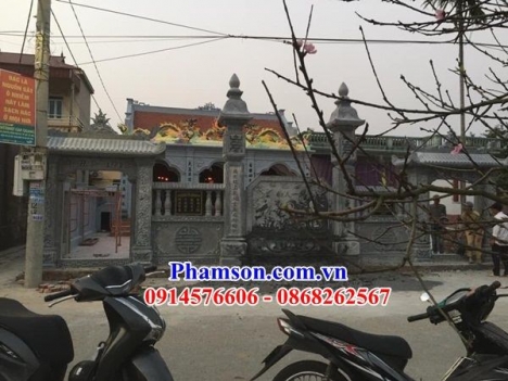 80 Cổng đá đẹp sóc trăng - cổng nhà thờ họ bằng đá