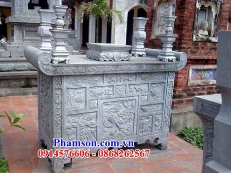 018 Bàn lễ đá đẹp đắk lắk - bàn lễ ngoài trời bằng đá