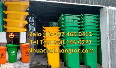 Thùng rác 120l 240l hdpe, thùng rác 60l, Thùng rác đạp chân 20l, Thùng rác 120l đạp chân, Thùng