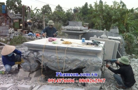 010 bàn lễ ngoài trời đẹp bình thuận - bàn lễ đá ninh bình