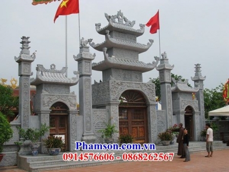 48 Cổng đá đẹp long an - cổng đá nguyên khối