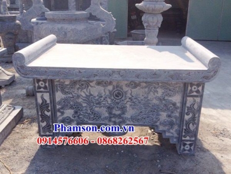018 Bàn lễ đá đẹp đắk lắk - bàn lễ ngoài trời bằng đá