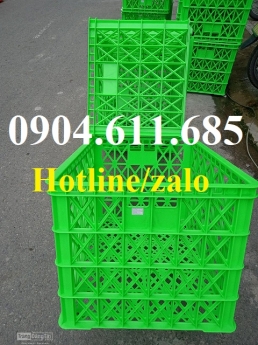 Sọt nhựa đựng hàng có 8 bánh xe, sọt đựng hàng shipper