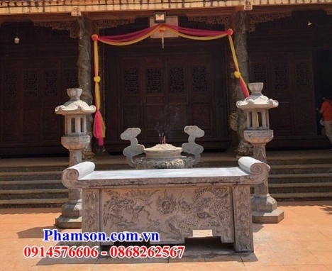 018 Bàn lễ đá đẹp đắk lắk - bàn lễ ngoài trời bằng đá