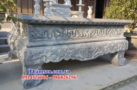 018 Bàn lễ đá đẹp đắk lắk - bàn lễ ngoài trời bằng đá