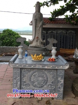018 Bàn lễ đá đẹp đắk lắk - bàn lễ ngoài trời bằng đá