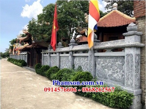 124 Lan can đá đẹp thái nguyên - tường bao rào bằng đá