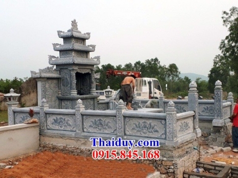 22 Khu lăng mộ đẹp thái bình - nghĩa trang bằng đá nguyên khối