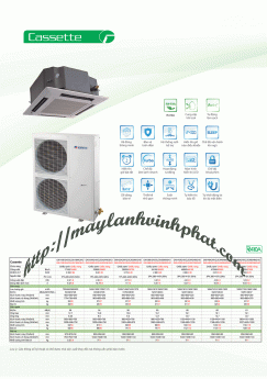 Lắp Máy lạnh âm trần GREE cassette giá rẻ nhất, tốt nhất hỗ trợ mọi khách