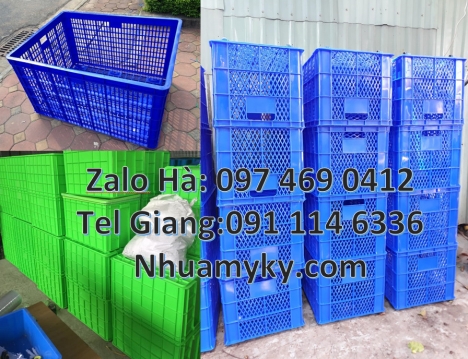 Khay nhựa Đựng Thực Phẩm, Thùng Nhựa Đặc Có Nắp, Sóng nhựa 26 bánh xe Thùng nhựa, Sóng nhựa bít 1T5