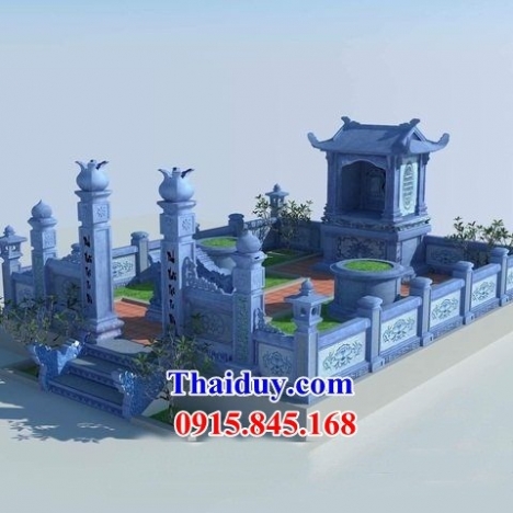 041 Lăng mộ đẹp nam định - nghĩa trang gia đình bằng đá khối