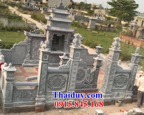 008 Nhà mồ đá đẹp đồng nai - khu lăng mộ gia đình