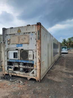 Container lạnh bảo quản nông sản, trữ đông thịt cá, sầu riêng, các loại trái cây theo mùa.