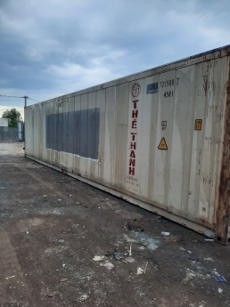 Container lạnh bảo quản nông sản, trữ đông thịt cá, sầu riêng, các loại trái cây theo mùa.