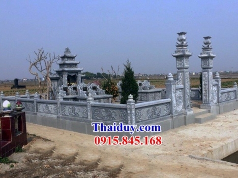 22 Khu lăng mộ đẹp thái bình - nghĩa trang bằng đá nguyên khối