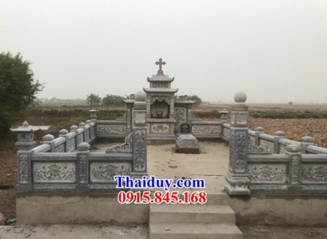 008 Nhà mồ đá đẹp đồng nai - khu lăng mộ gia đình