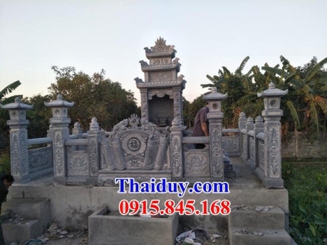 008 Nhà mồ đá đẹp đồng nai - khu lăng mộ gia đình