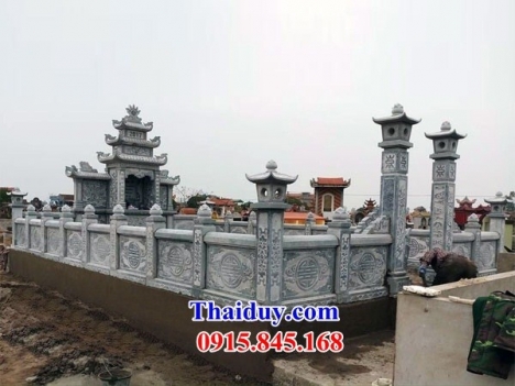 22 Khu lăng mộ đẹp thái bình - nghĩa trang bằng đá nguyên khối