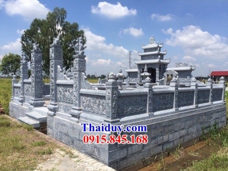 22 Khu lăng mộ đẹp thái bình - nghĩa trang bằng đá nguyên khối