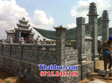008 Nhà mồ đá đẹp đồng nai - khu lăng mộ gia đình