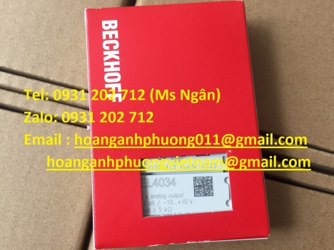 EL4034 | Thiết bị đầu cuối | Beckhoff | chính hãng