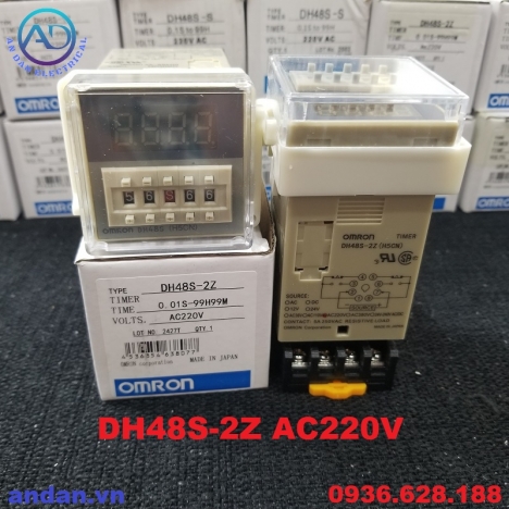 Rơ le thời gian (Timer), Công tắc hẹn giờ Omron DH48S-S, DH48S-1Z, DH48S-2Z